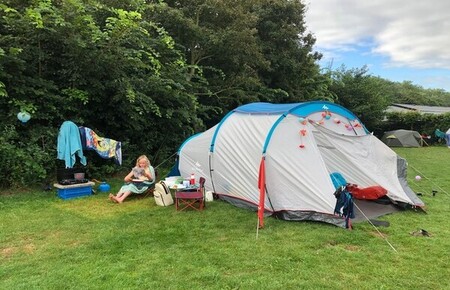 ruime plaats voor tent